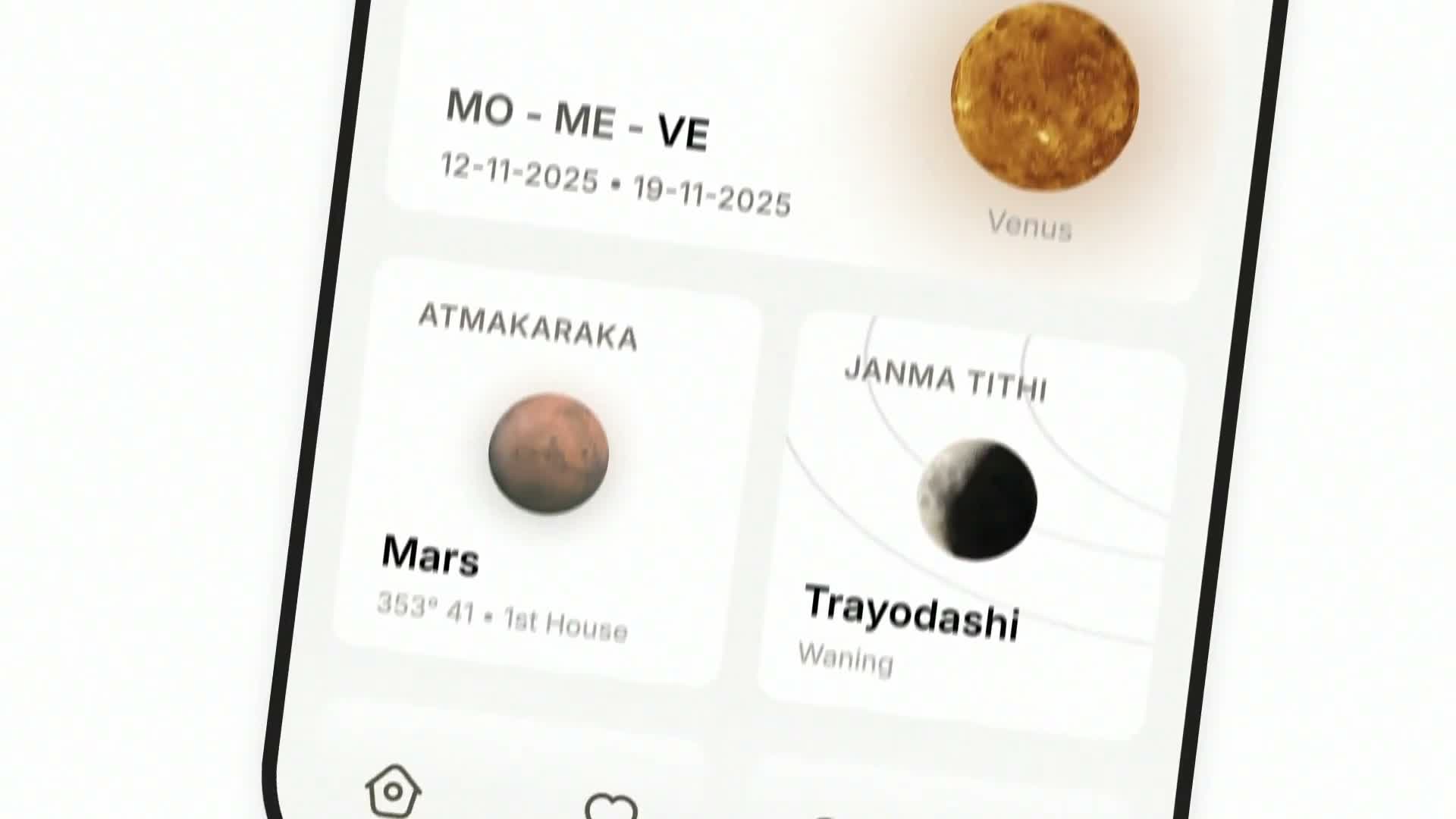 Still frame from the Vaya release video showing the Kundli screen.
